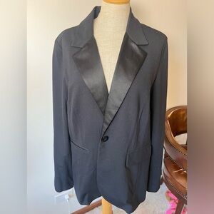 CABI XL Tuxedo Collar Stretch Jacket